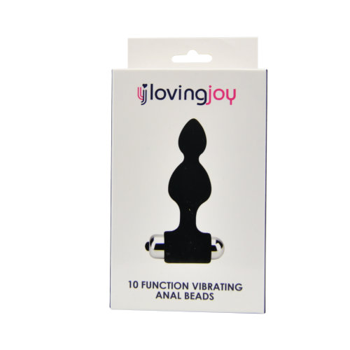 lovedildos.com - Love Dildos - Loving Joy 10 Function Vibrating Anal Beads Pkg