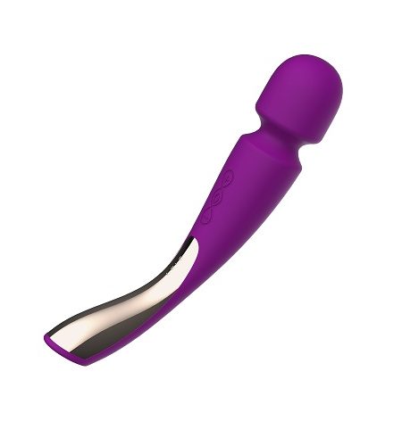 lovedildos.com - Love Dildos - Lelo Smart Wand2 Medium Deep Rose