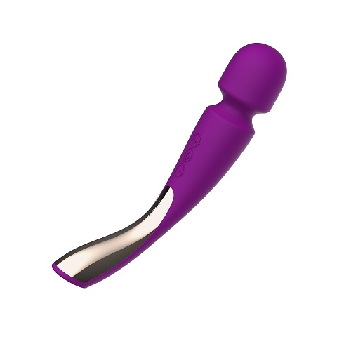 lovedildos.com - Love Dildos - Lelo Smart Wand2 Medium Deep Rose