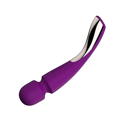 lovedildos.com - Love Dildos - Lelo Smart Wand2 Medium Deep Rose