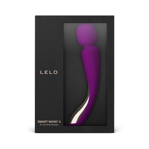 lovedildos.com - Love Dildos - Lelo Smart Wand2 Medium Deep Rose