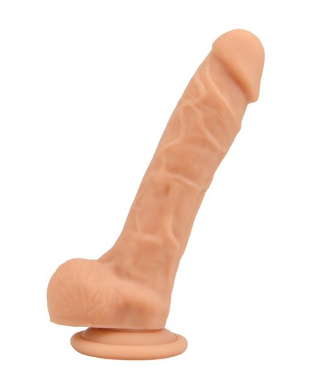 lovedildos.com - Love Dildos - Loving Joy 8 Inch Realistic Silicone Dildo With Suction Cup And Balls Vanilla