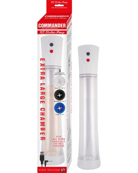 lovedildos.com - Love Dildos - Commander USB Rechargeable High Vacuum Electric Penis Pump XL