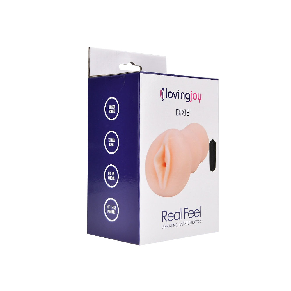 lovedildos.com - Love Dildos - Loving Joy Dixie Vibrating Male Masturbator Pkg