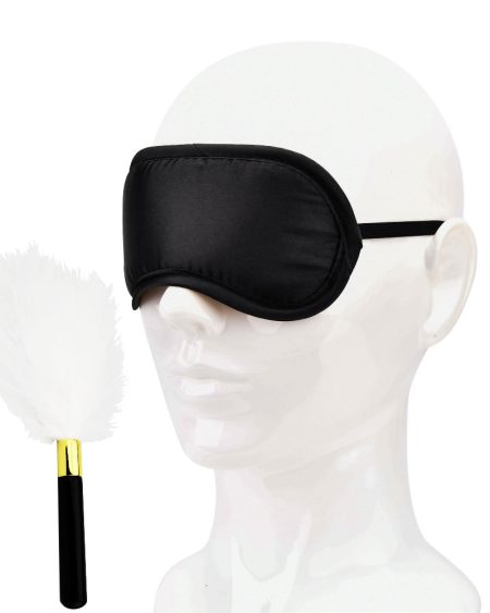lovedildos.com - Love Dildos - Bound To Play Eye Mask And Feather Tickler Play Kit Tickler Headshot