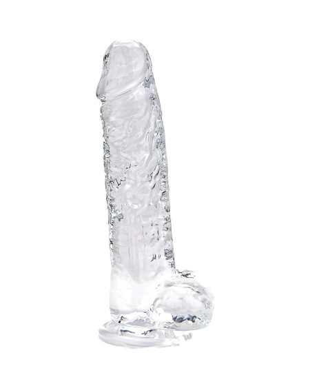 lovedildos.com - Love Dildos - Loving Joy 7 Inch Dildo With Balls Clear