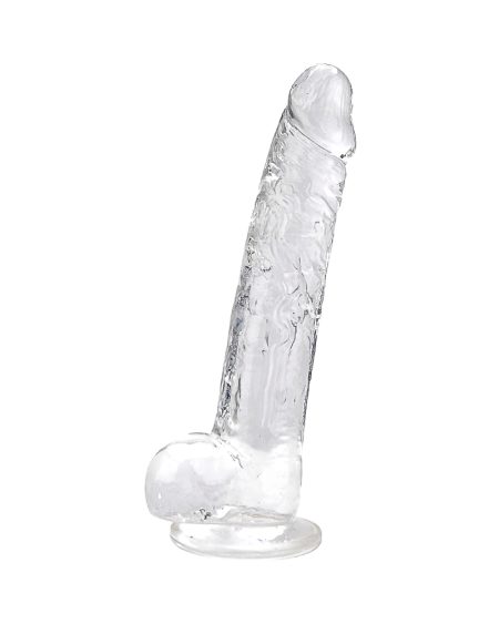 lovedildos.com - Love Dildos - Loving Joy 9 Inch Dildo With Balls Clear