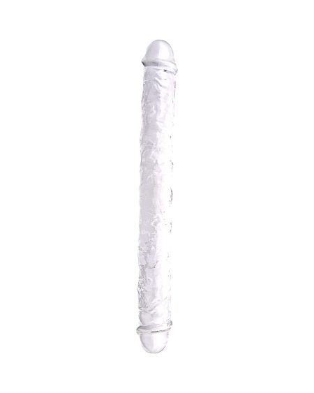 lovedildos.com - Love Dildos - Loving Joy 15 Inch Double Ended Dildo Clear