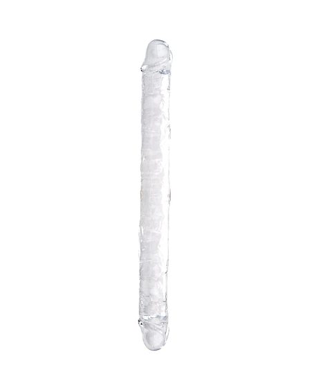 lovedildos.com - Love Dildos - Loving Joy 18 Inch Double Ended Dildo Clear