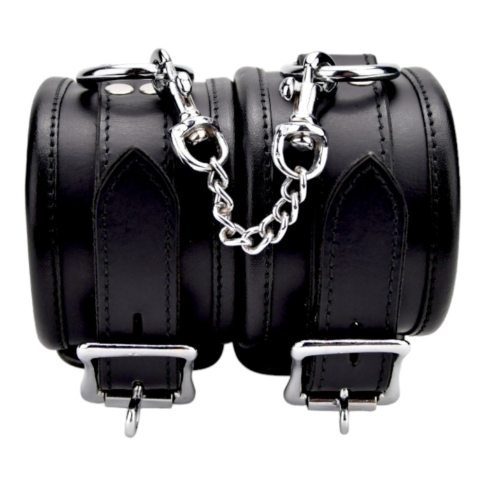 lovedildos.com - Love Dildos - Bound Leather Wrist Restraints