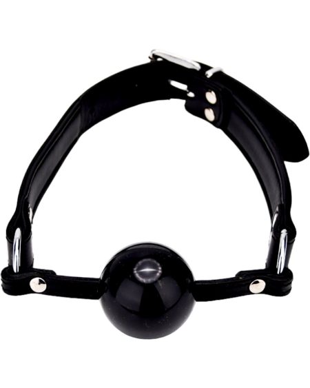 lovedildos.com - Love Dildos - Bound Leather Solid Ball Gag
