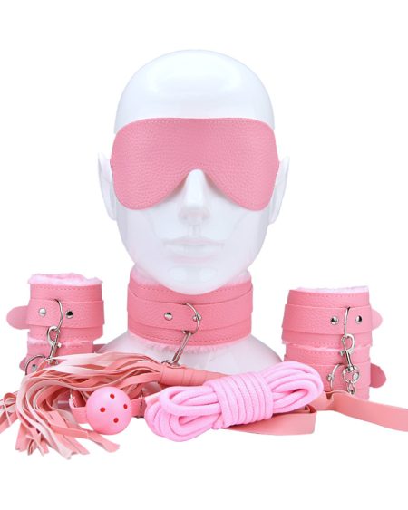 lovedildos.com - Love Dildos - Bound to Play Beginner’s Bondage Kit Pink (8 Piece)