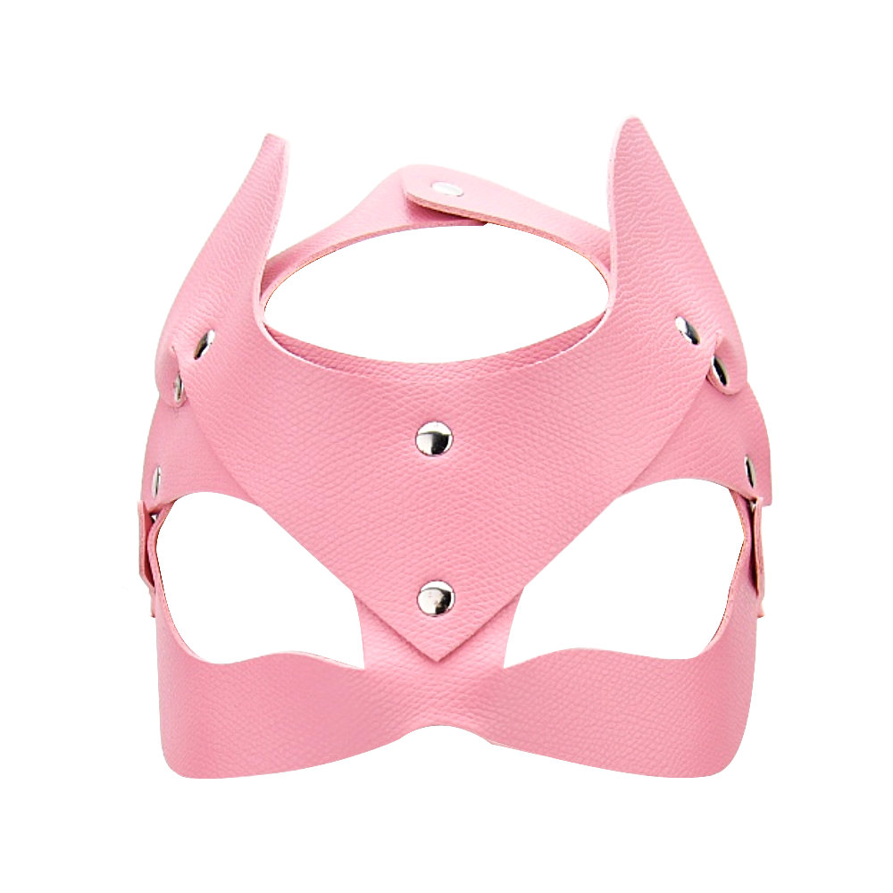 lovedildos.com - Love Dildos - Bound to Play Kitty Cat Face Mask Pink