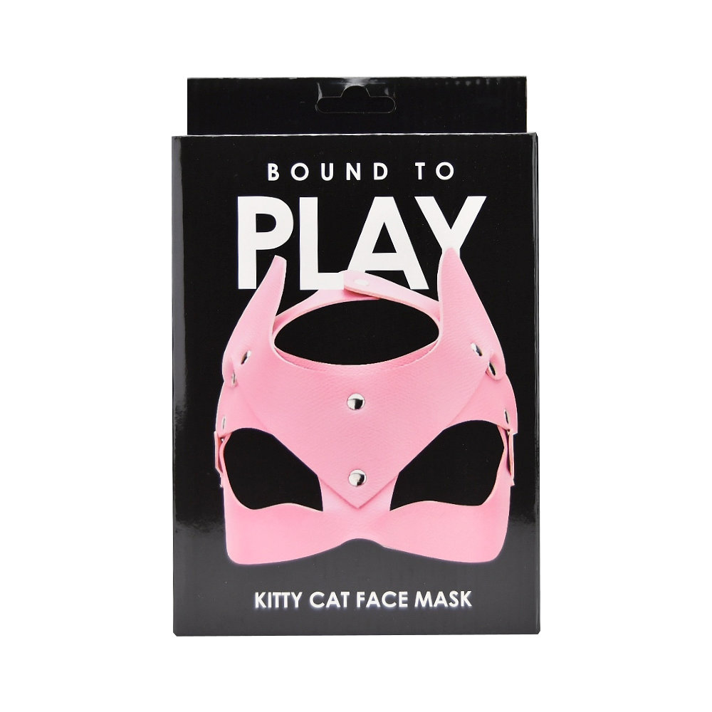 lovedildos.com - Love Dildos - Bound to Play Kitty Cat Face Mask Pink
