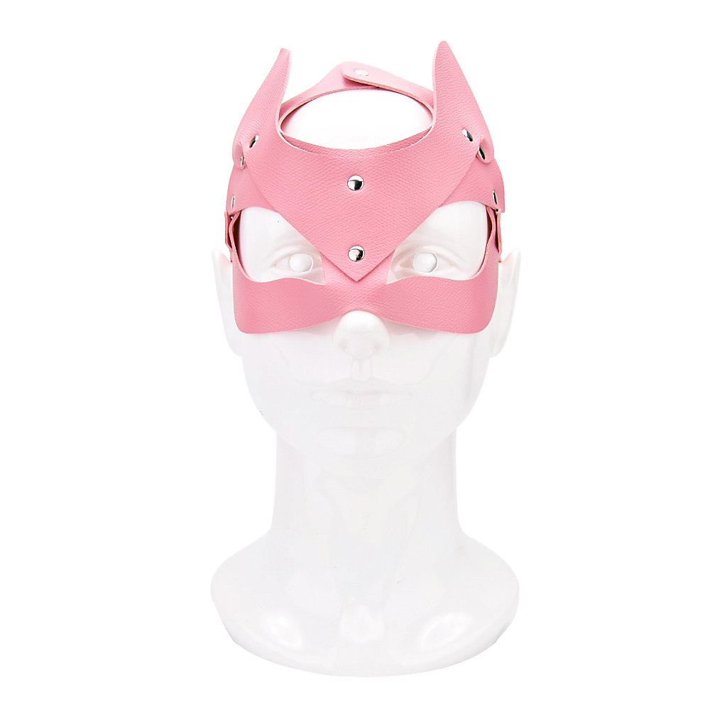 lovedildos.com - Love Dildos - Bound to Play Kitty Cat Face Mask Pink
