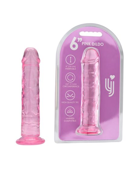 lovedildos.com - Love Dildos - Loving Joy 6 Inch Suction Cup Dildo Pink