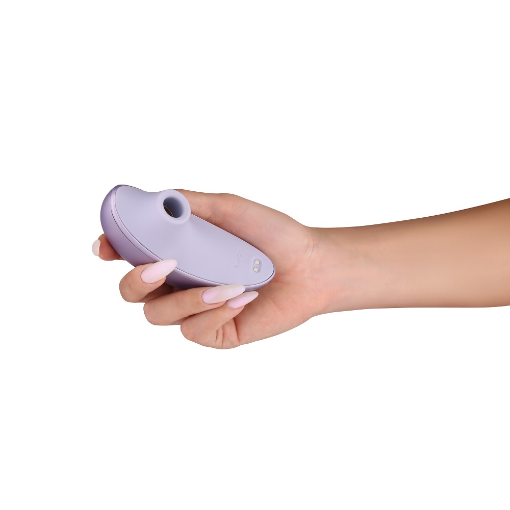 lovedildos.com - Love Dildos - Svakom Galaxie Suction Vibrator with Mood Projector Metallic Lilac