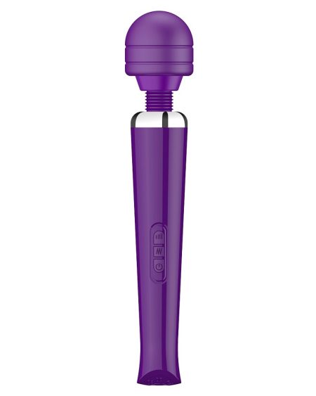 lovedildos.com - Love Dildos - Loving Joy Rechargeable Magic Wand Vibrator Purple