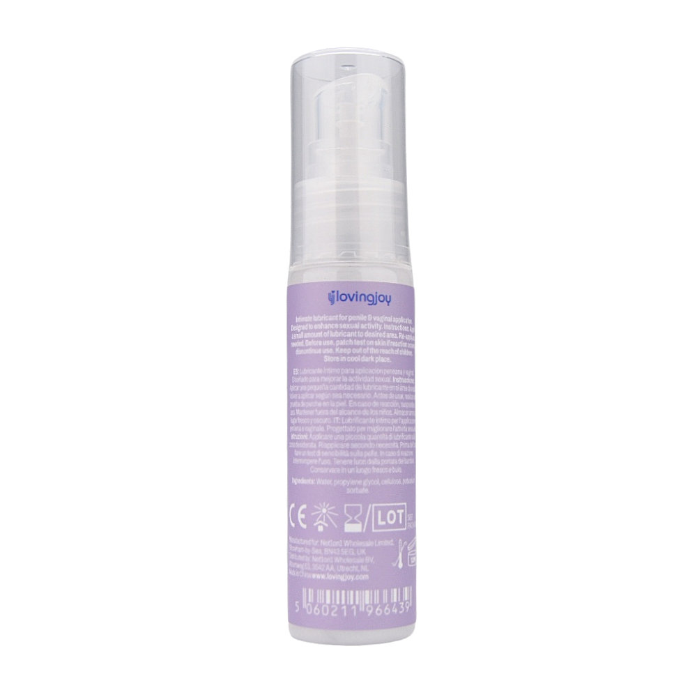 lovedildos.com - Love Dildos - Loving Joy Silky Lubricant 30ml Back