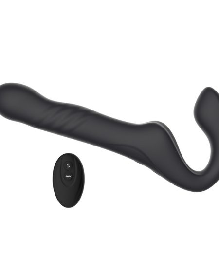 lovedildos.com - Love Dildos - Mina Surge Remote Thrusting & Vibrating Strapless Strap On