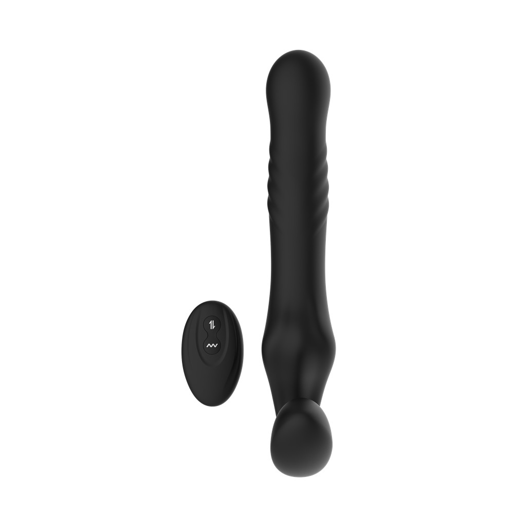 lovedildos.com - Love Dildos - Mina Surge Remote Thrusting & Vibrating Strapless Strap On