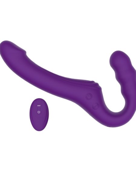 lovedildos.com - Love Dildos - Mina Echo Remote Vibrating Strapless Strap On