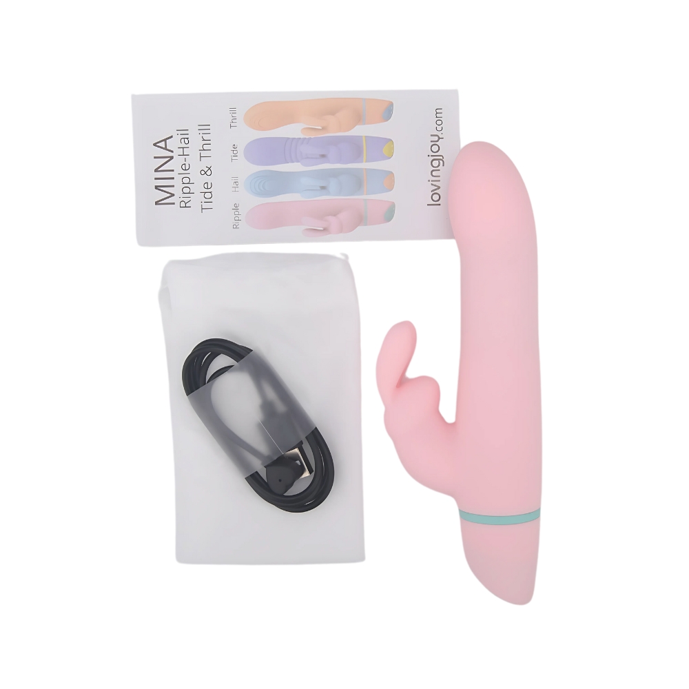 lovedildos.com - Love Dildos - Mina Ripple Vibrating Rotating Rabbit Vibrator Inside