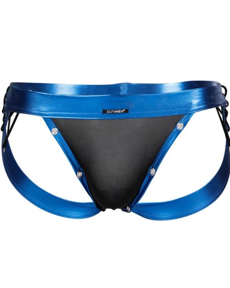 lovedildos.com - Love Dildos - C4M Desire Jockstrap Blue Leatherette