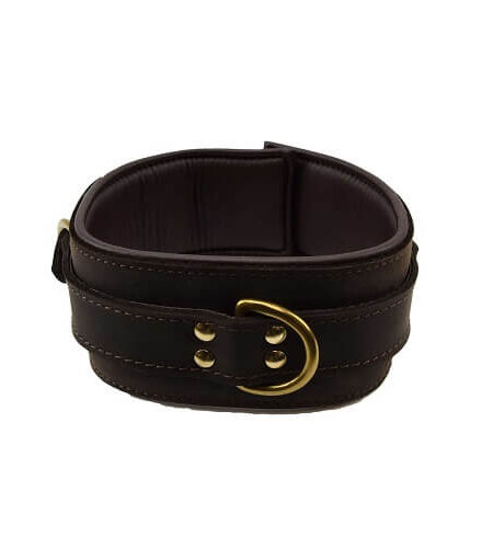 lovedildos.com - Love Dildos - BOUND Nubuck Leather Collar