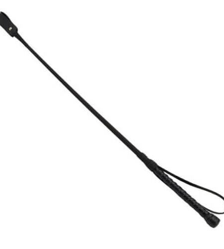 lovedildos.com - Love Dildos - Bound Noir Nubuck Leather Riding Crop