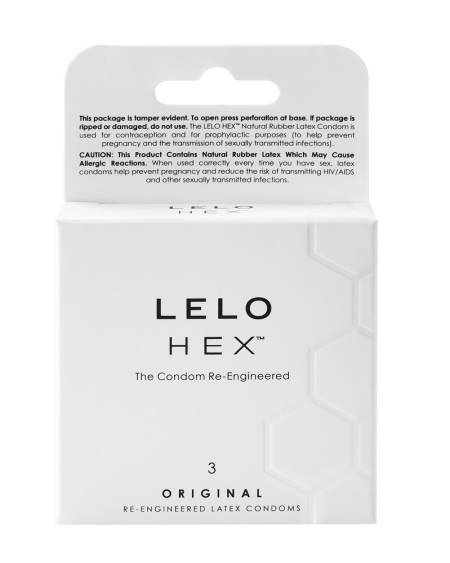 lovedildos.com - Love Dildos - Lelo Hex Condoms Original 3pk