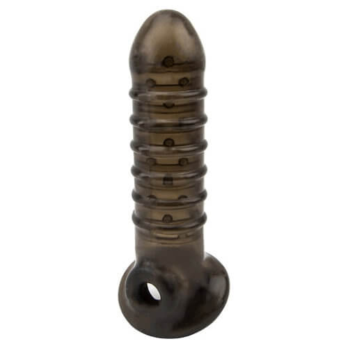 lovedildos.com - Love Dildos - Loving Joy Boss Textured Penis Sleeve with Ball Loop