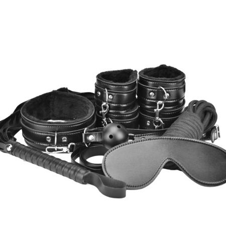 lovedildos.com - Love Dildos - Loving Joy Beginner’s Bondage Kit Black (8 Piece)