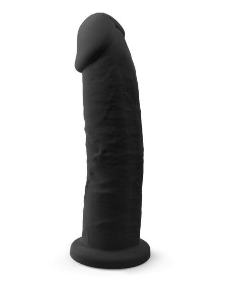 lovedildos.com - Love Dildos - SilexD 9 inch Realistic Girthy Silicone Dual Density Dildo with Suction Cup Black
