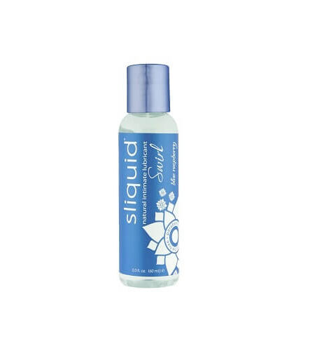lovedildos.com - Love Dildos - Sliquid Naturals Swirl Flavoured Lubricants-Blue Raspberry 59ml