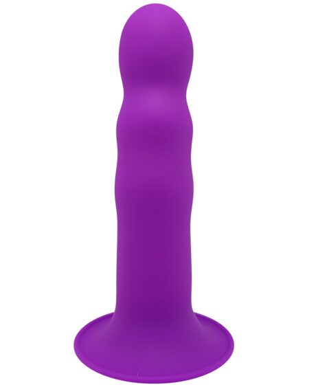 lovedildos.com - Love Dildos - Adrien Lastic Cushioned Core Suction Cup Ribbed Silicone Dildo 7 Inch