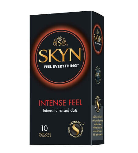 lovedildos.com - Love Dildos - Mates SKYN Intense Feel Non Latex Condoms 10 Pack