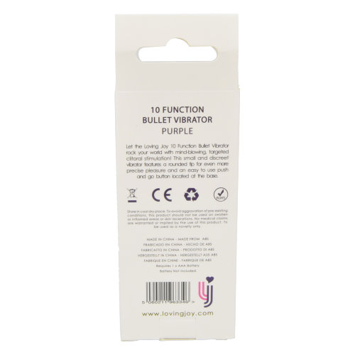 lovedildos.com - Love Dildos - Loving Joy 10 Function Gold Bullet Vibrator