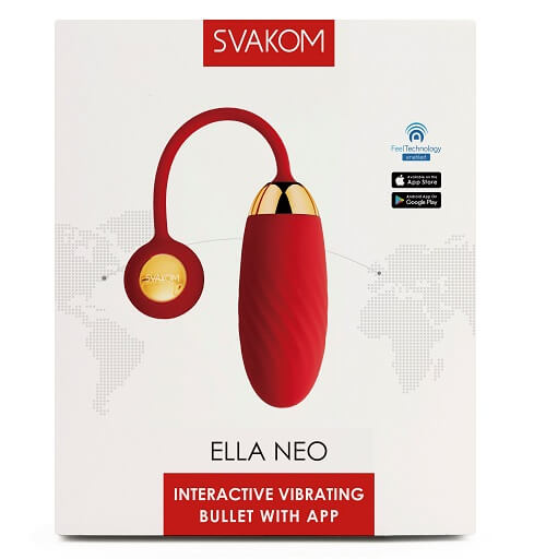lovedildos.com - Love Dildos - Svakom Ella Neo Interactive App Controlled Vibrating Egg