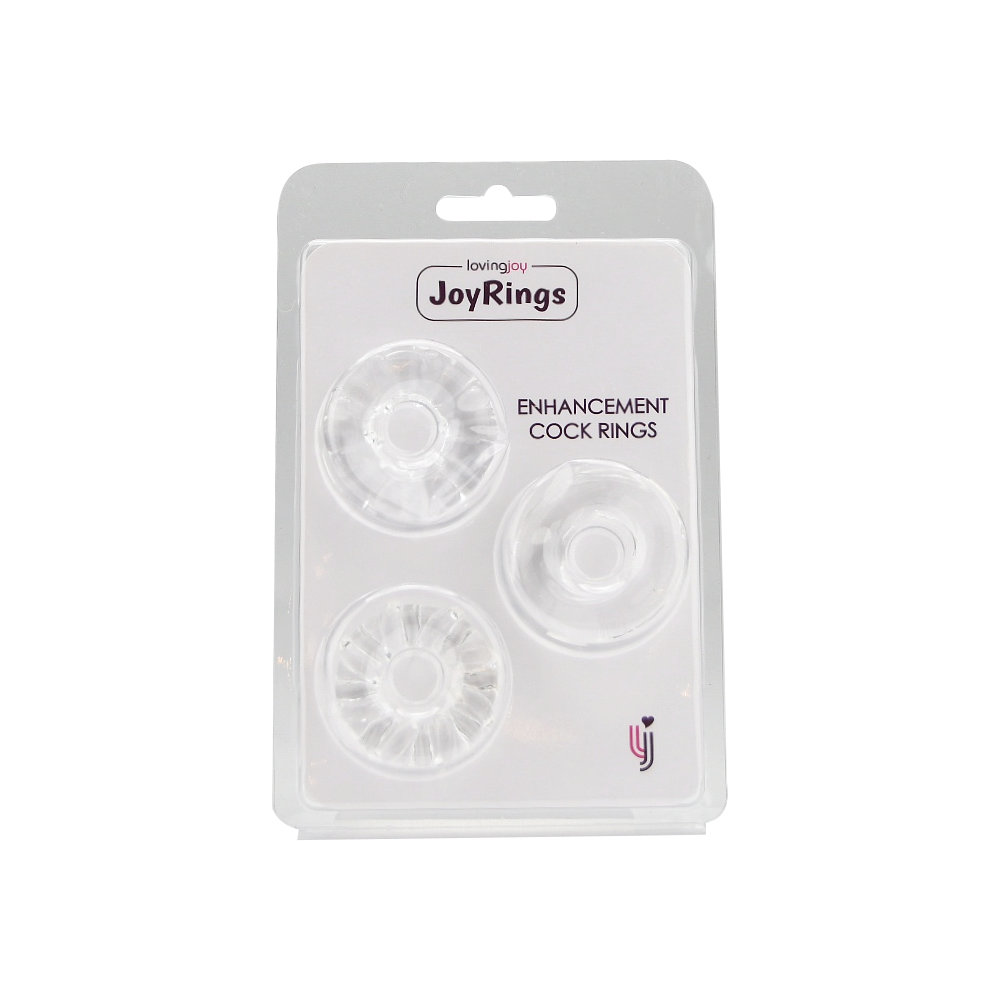 lovedildos.com - Love Dildos - JoyRings Enhancement Cock Ring Set (3 Pack)