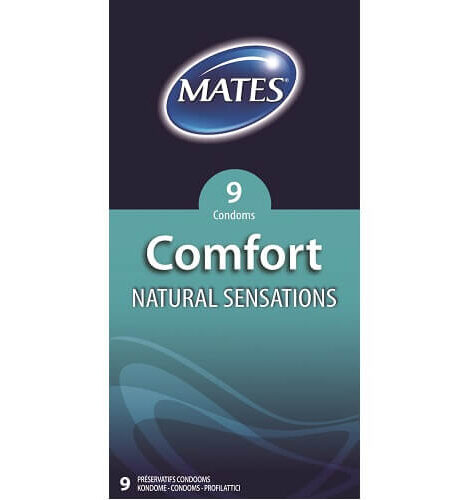 lovedildos.com - Love Dildos - Mates Comfort Natural Sensations Condoms 9 Pack