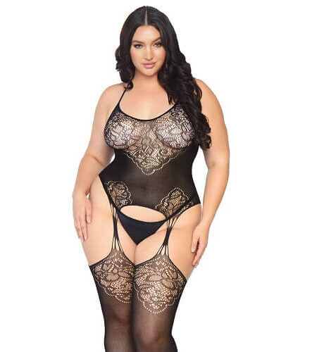 lovedildos.com - Love Dildos - Leg Ave Lace Suspender Bodystocking Ps