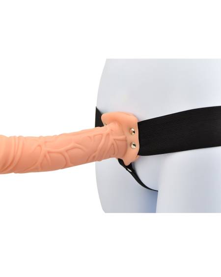 lovedildos.com - Love Dildos - Loving Joy 8 Inch Hollow Strap On Vanilla