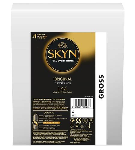 lovedildos.com - Love Dildos - Mates Skyn Original Condom Bx144 Clinic Pack
