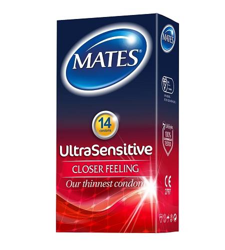 lovedildos.com - Love Dildos - Mates Ultra Sensitive Condom 14pack