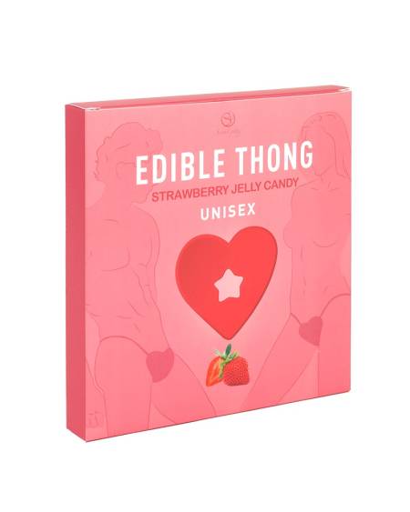 lovedildos.com - Love Dildos - Edible Jelly Thong Strawberry Flavour