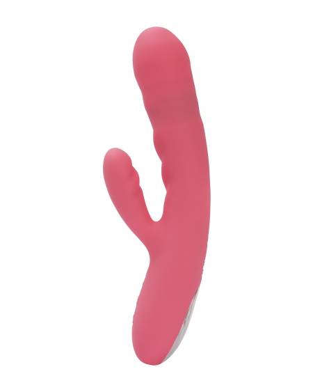 lovedildos.com - Love Dildos - Svakom Avery Thrusting Vibrator Wclitoral Stimulator Pink