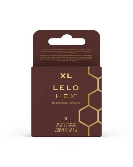 lovedildos.com - Love Dildos - Lelo Hex Condoms Respectxl 3pack