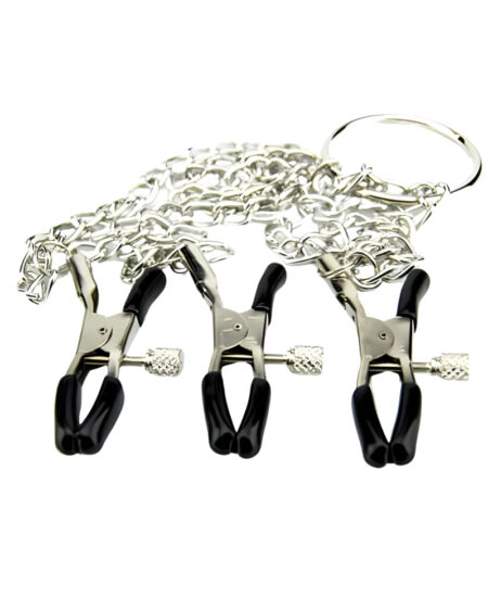 lovedildos.com - Love Dildos - Bound to Please Nipple & Clit Clamp