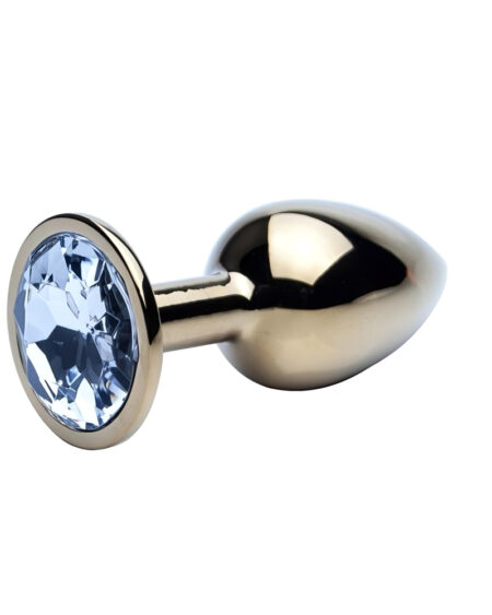 lovedildos.com - Love Dildos - Precious Metals Silver Butt Plug-Small